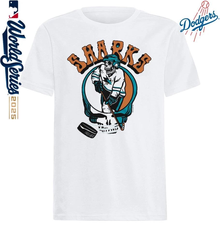 San Jose Sharks Homage Grateful Dead T-Shirt