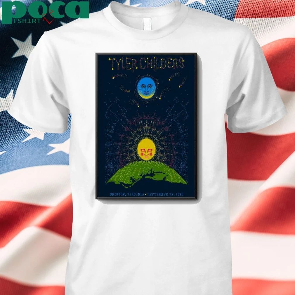 Tyler Childers September 27 2025 In Bristow, VA Tour Poster shirt