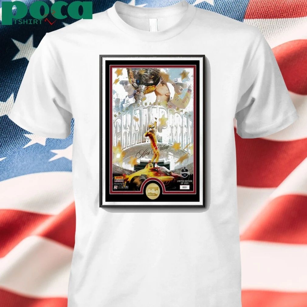 2025 NTT Indycar Champion Alex Palou Winner Poster shirt