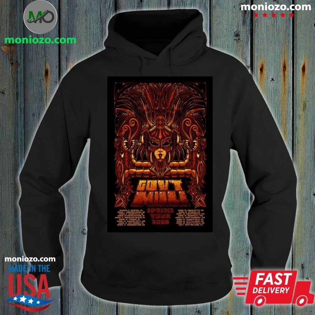 Gov’t Mule Spring Tour 26 Poster T-Shirt