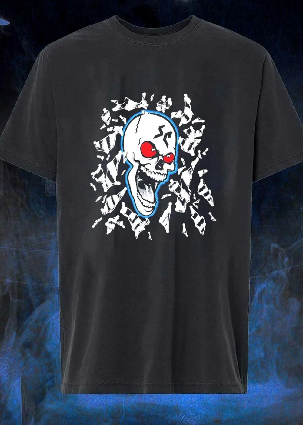 SC Skull Breaking Glass T-Shirt