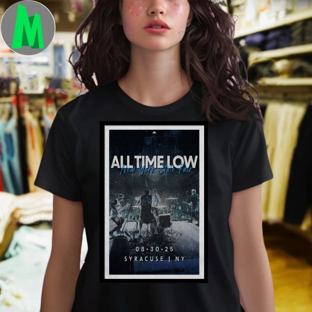 All Time Low Concert Syracuse, NY in New York State Fair Aug 30 2025 Poster Shirt