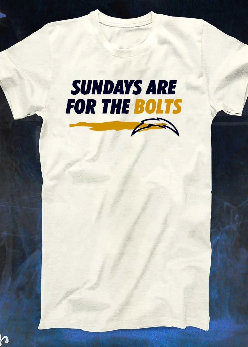 Sundays for the Bolts ‘ Support Your Team with this Los Angeles Chargers T-Shirt