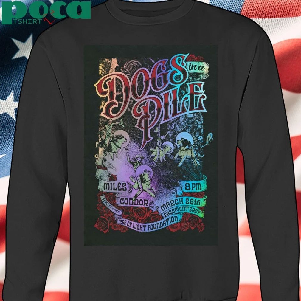 Dogs In A Pile The Basement East In Nashville TN Mar 28 2026 Poster T-shirt