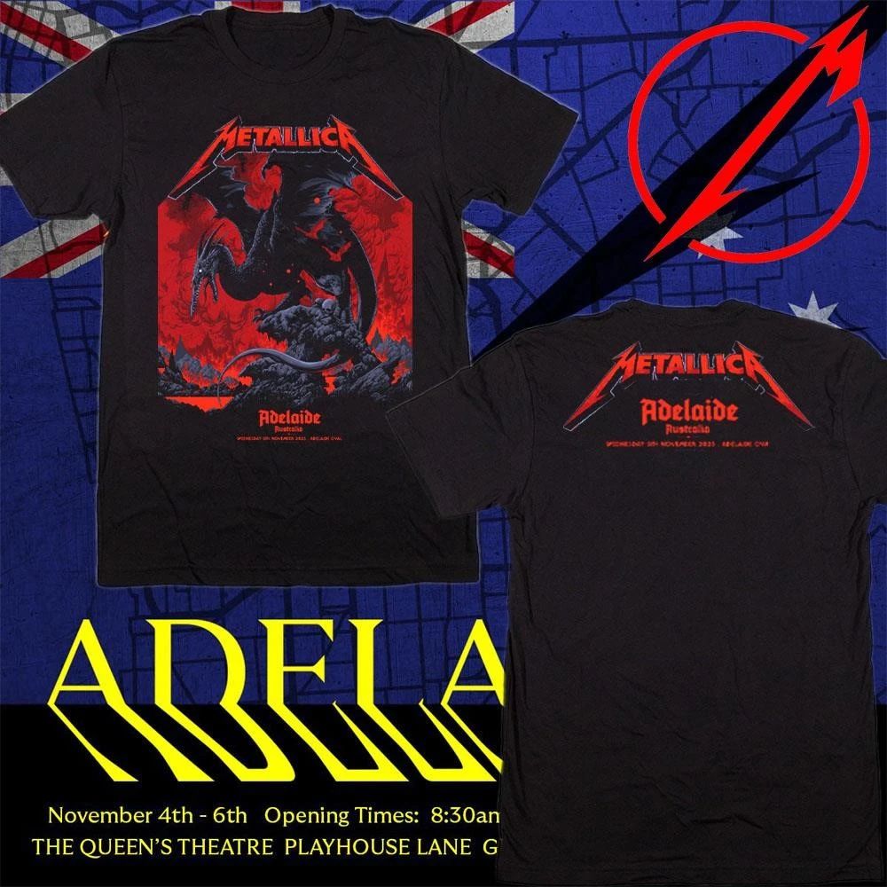 Metallica M72 Adelaide at Adelaide Oval, Australia on November 5, 2025 Two Sided T-Shirt