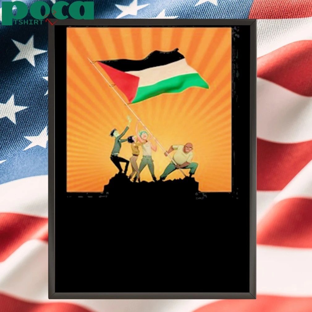 Damon Albarn Palestinian Sunrise By Gorillaz shirt