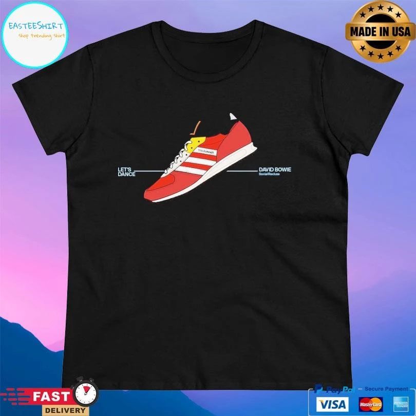Bowie Let’s Dance David Bowie Social Recluse T-shirts