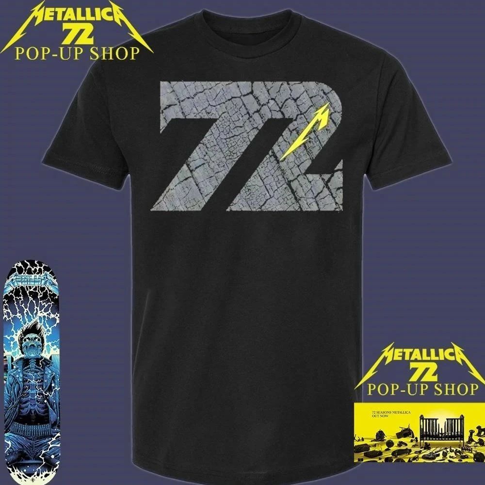 Metallica M72 World Tour Charred 72 Logo Pop-Up Shop T-Shirt