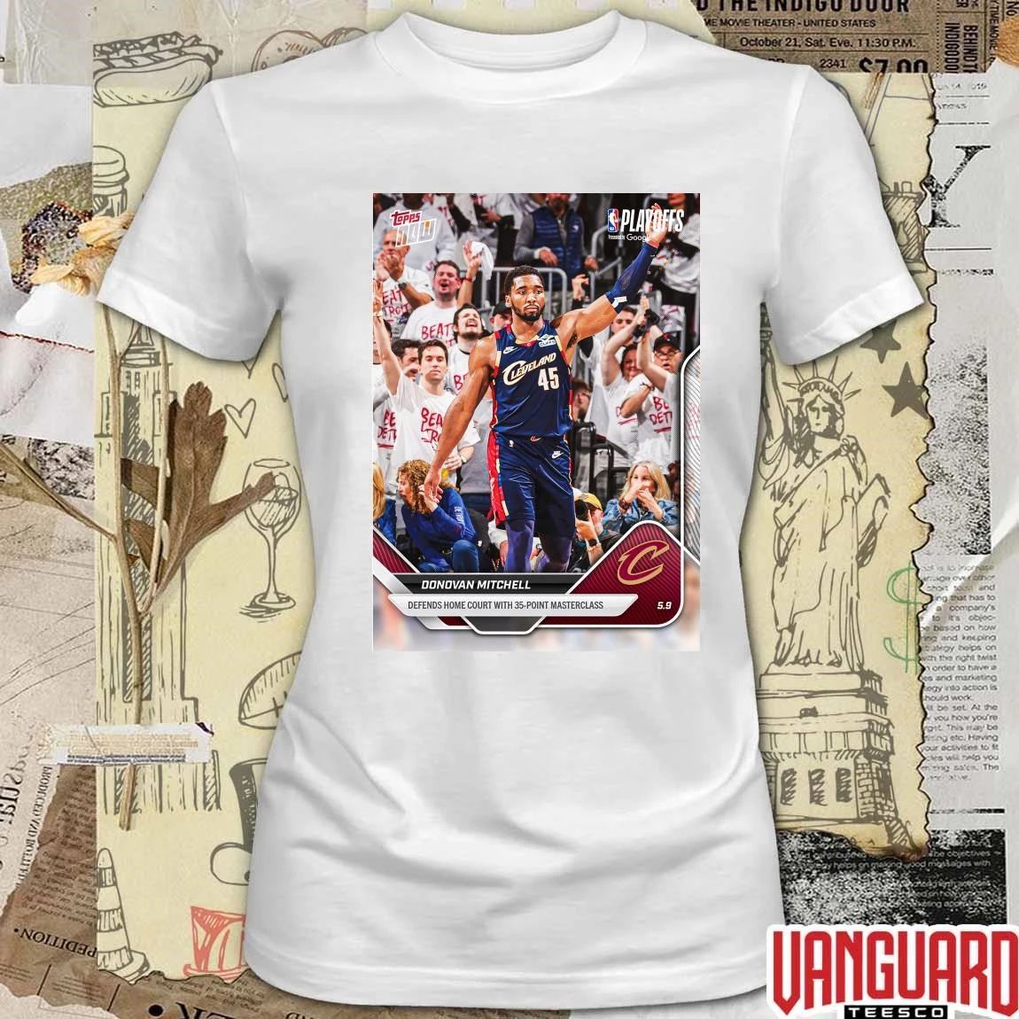Donovan Mitchell Defends Home Court With 35-Point Masterclass – 2025-26 NBA Topps NOW t-shirt