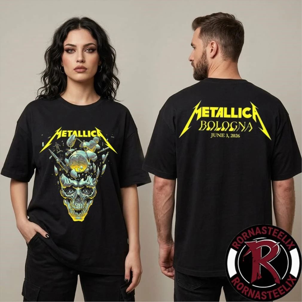 Metallica M72 Bologna At Stadio Renato Dall’Ara On June 3 2026 Italy M72 World Tour 2026 Shirt