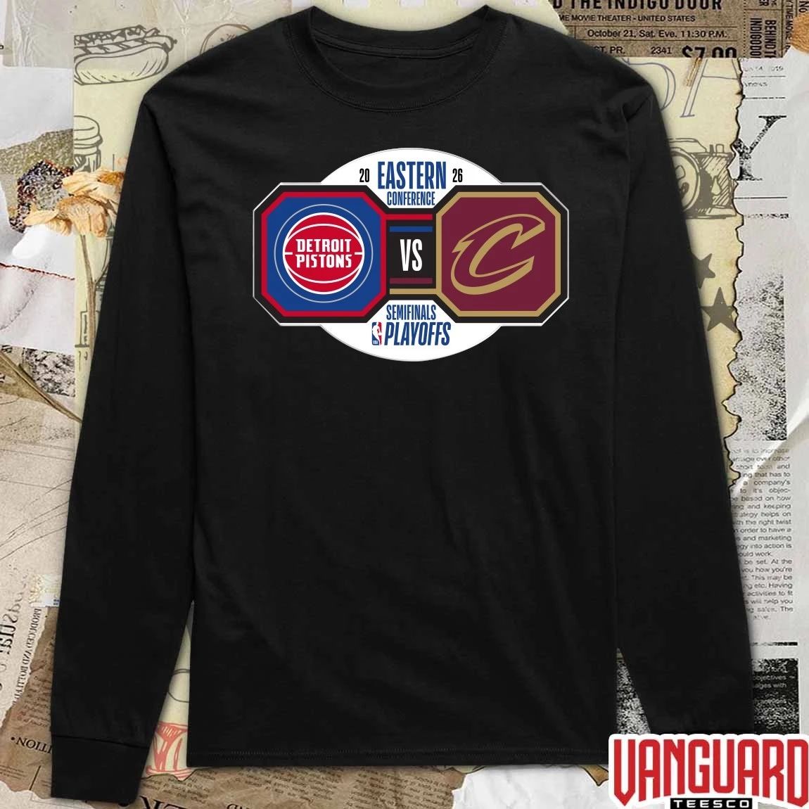 Detroit Pistons vs Cleveland Cavaliers 2026 NBA Playoffs Eastern Conference Semifinals t-shirt