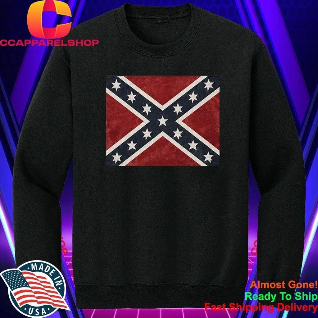 Mark Lee Confederate Rebel Flag Raglan Shirt