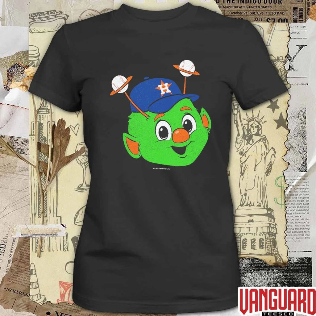 Houston Astros Mitchell And Ness Youth Big Face Mascot MLB Baseball t-shirt