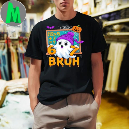 67 Teacher Halloween Ghost Shirt