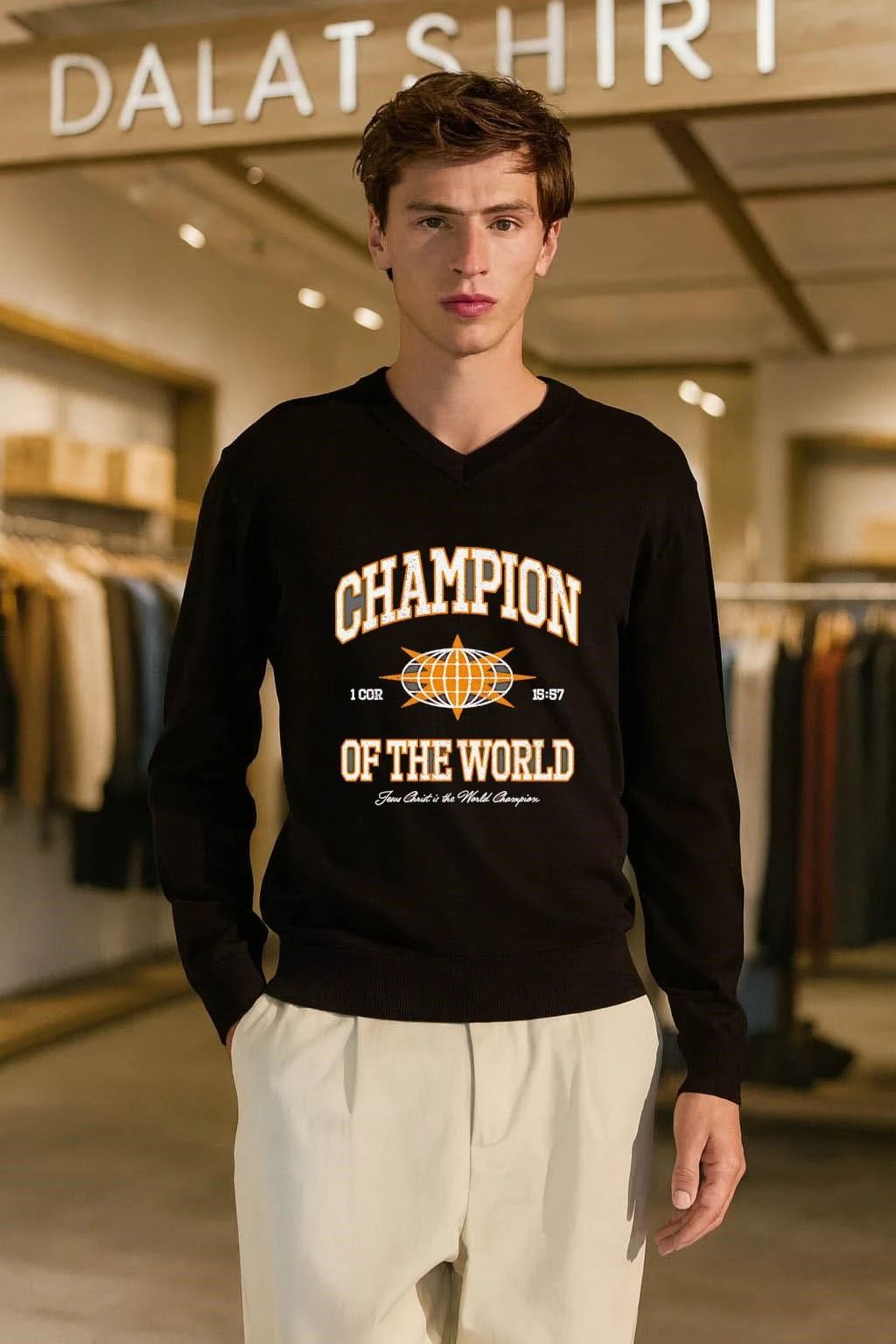 Champion Of The World Jesus Christ World Champion Bible Verse shirt