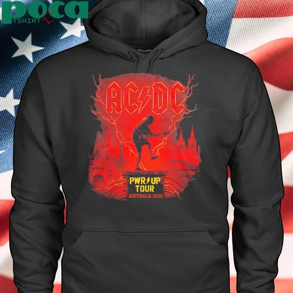ACDC PWR Up Tour Australia 2025 Cities Dates Schedule shirt