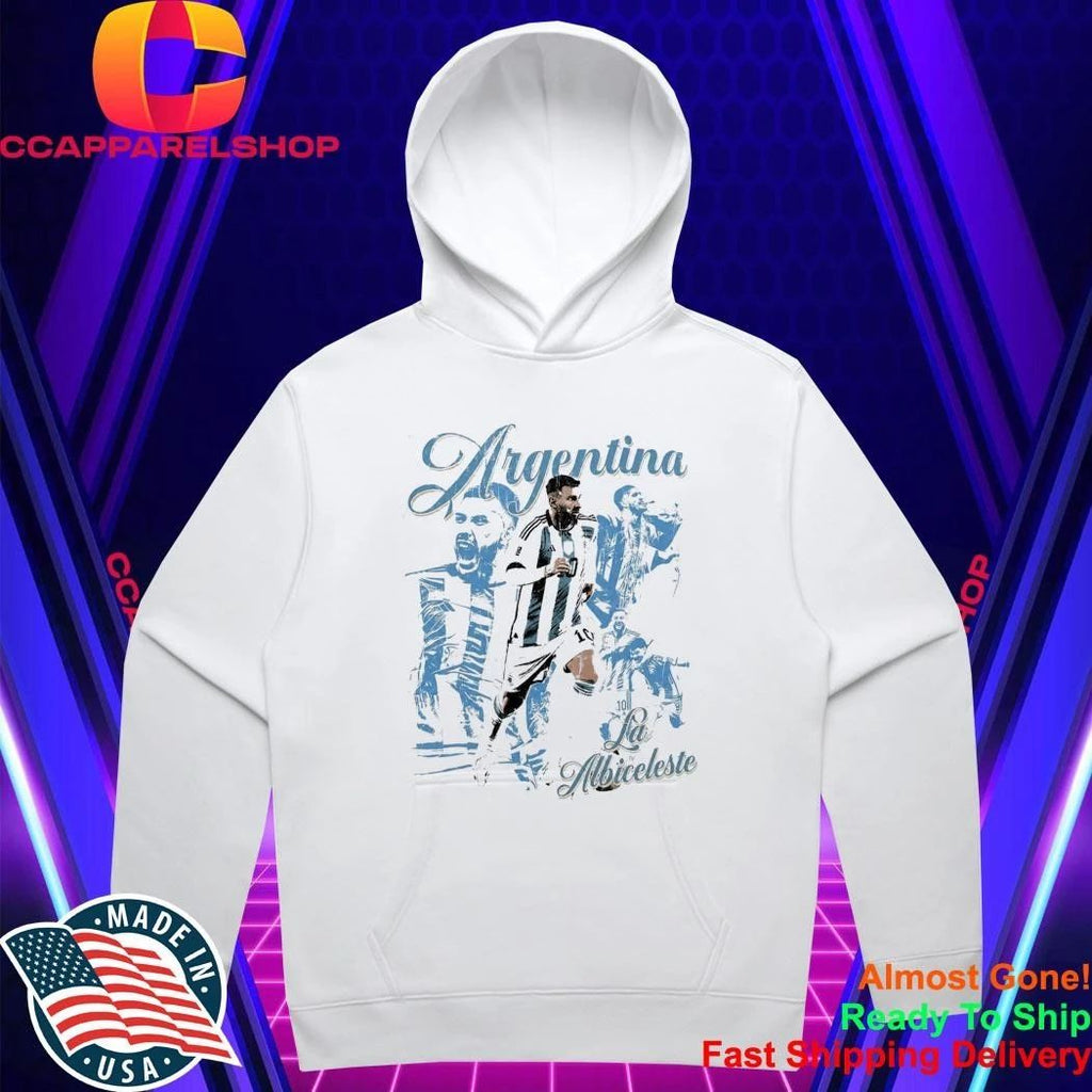 Antonela Roccuzzo Messi Argentina La Albiceleste World Cup 2026 Shirt