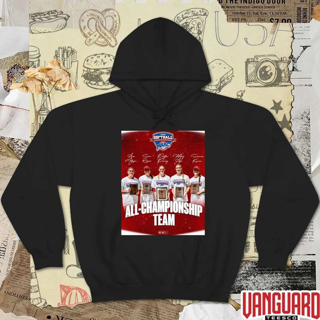 Marist Softball 2026 MAAC All-Championship Team Signatures Poster t-shirt