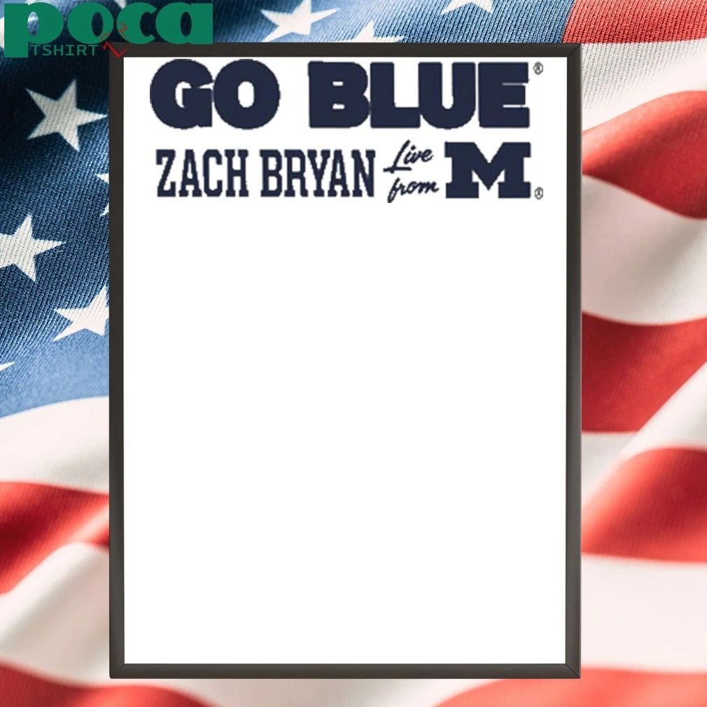 Zach Bryan The Big House Michigan Football 2025 T-Shirt