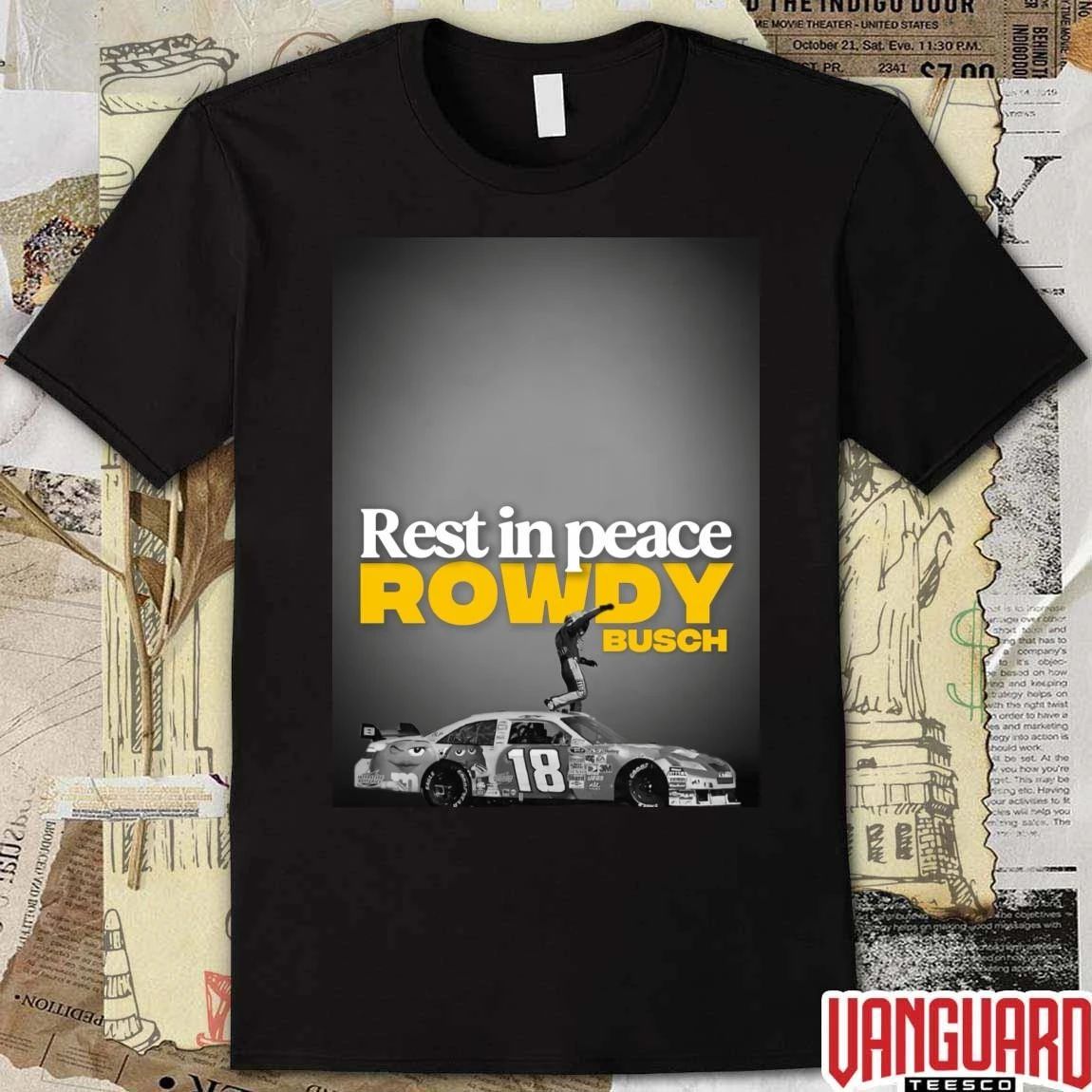 Rest In Peace Rowdy Kyle Busch 1985 – 2026 NASCAR Cup Series Champion Legacy Poster t-shirt