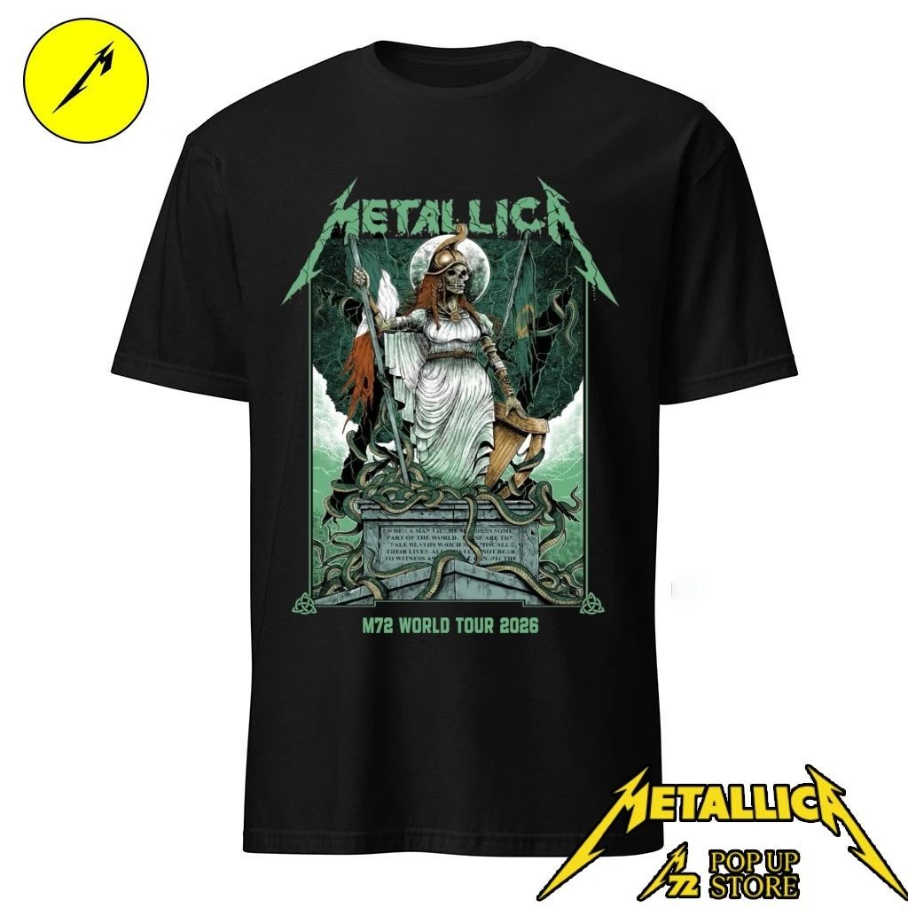 Metallica Dublin, Ireland June 19th And June 21st 2026 Aviva Stadium Poster T-Shirt
