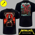 Metallica Live in Cardiff Celtic Skull King combine Red Dragon Event Shirt