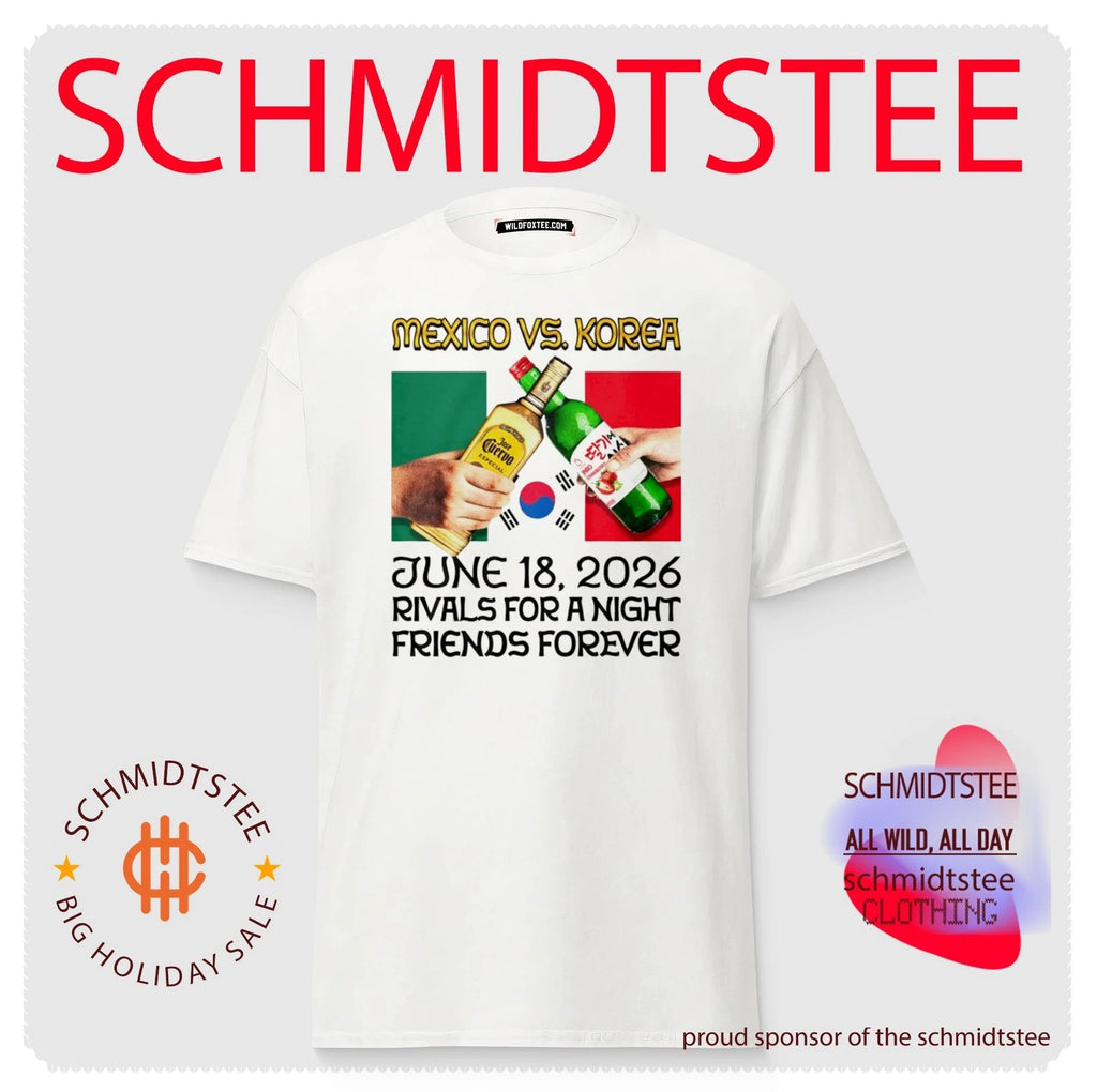 Mexico vs. Korea Rivals For A Night Friends Forever shirt