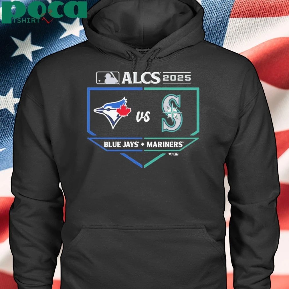 Toronto Blue Jays Vs Seattle Mariners 2025 American League Championship Series Matchup Batter’s Box T-shirt