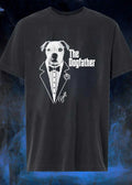 The Dogfather Bingo funny pet owner gift dog tuxedo bow tie rose Godfather movie shirt