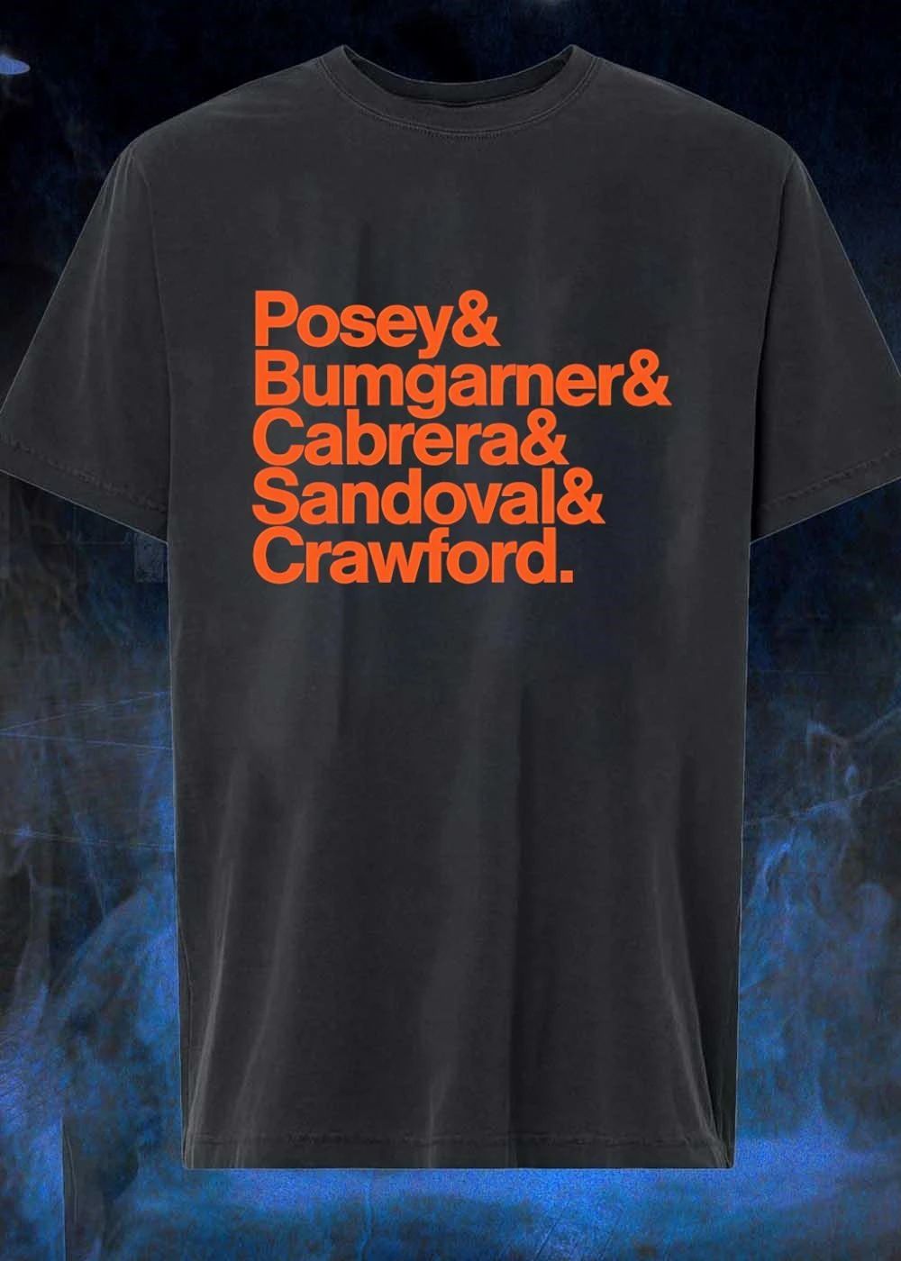 SF Giants Posey Bumgarner Cabrera Sandoval Crawford San Francisco Shirt