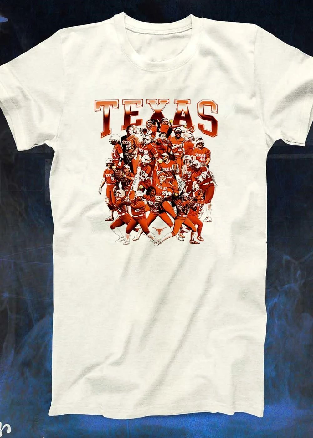 Texas Longhorns NCAA Softball Team graphic shirt