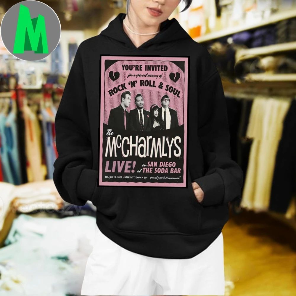 Original The Mccharmlys San Diego Ca Jan 23 2026 Poster Shirt