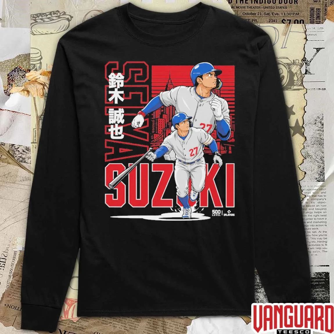 Seiya Suzuki Chicago Cubs MLB Anime t-shirt