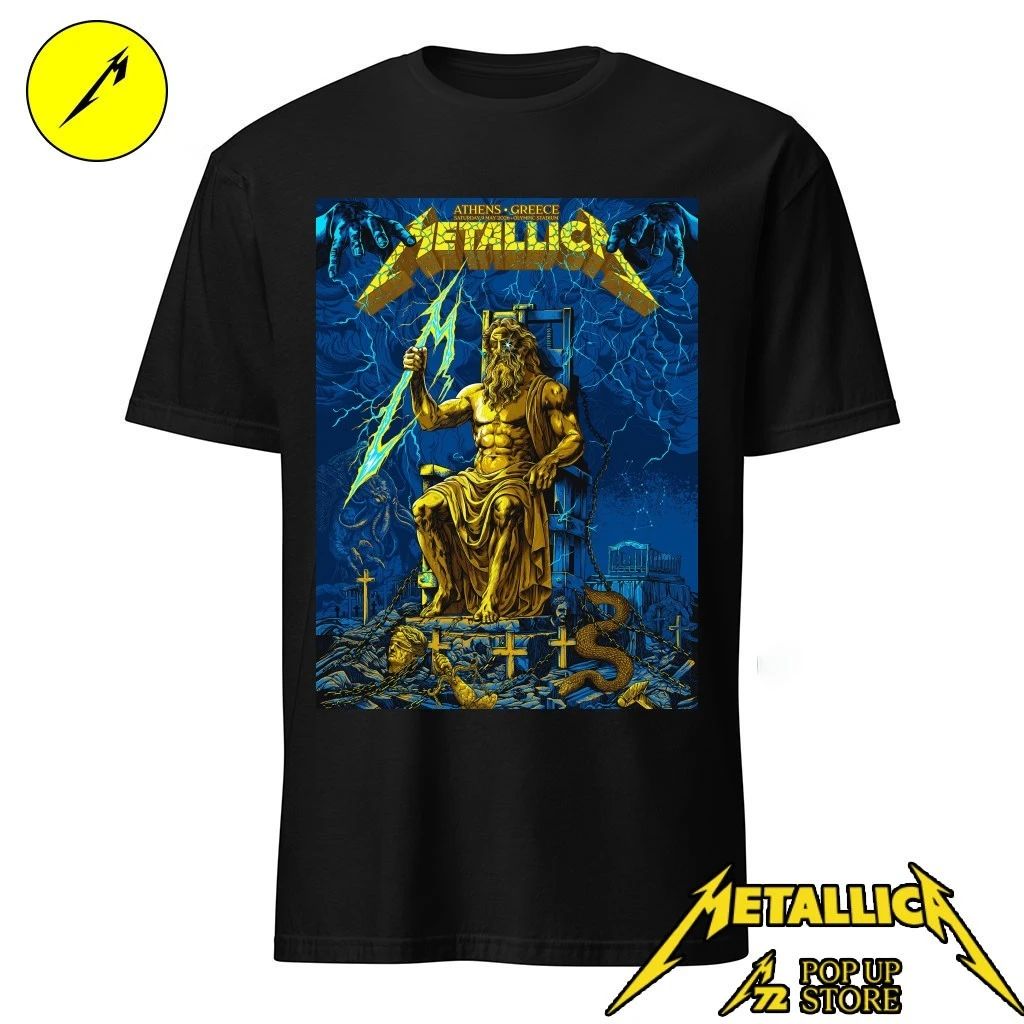 Metallica M72 Athens Zeus God Poster Art Shirt