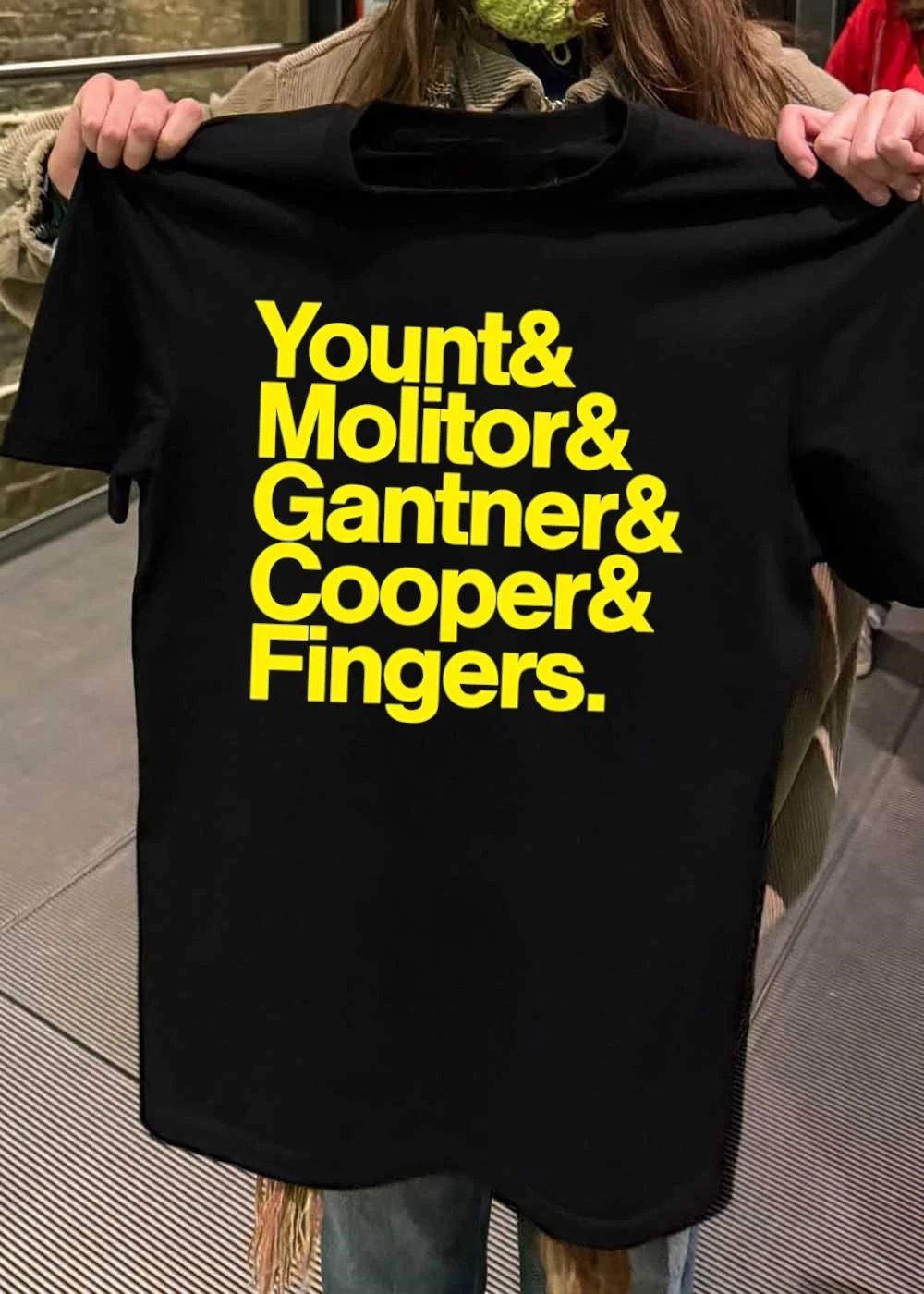 Milwaukee Brewers Icons Yount & Molitor & Gantner & Cooper & Fingers Shirt