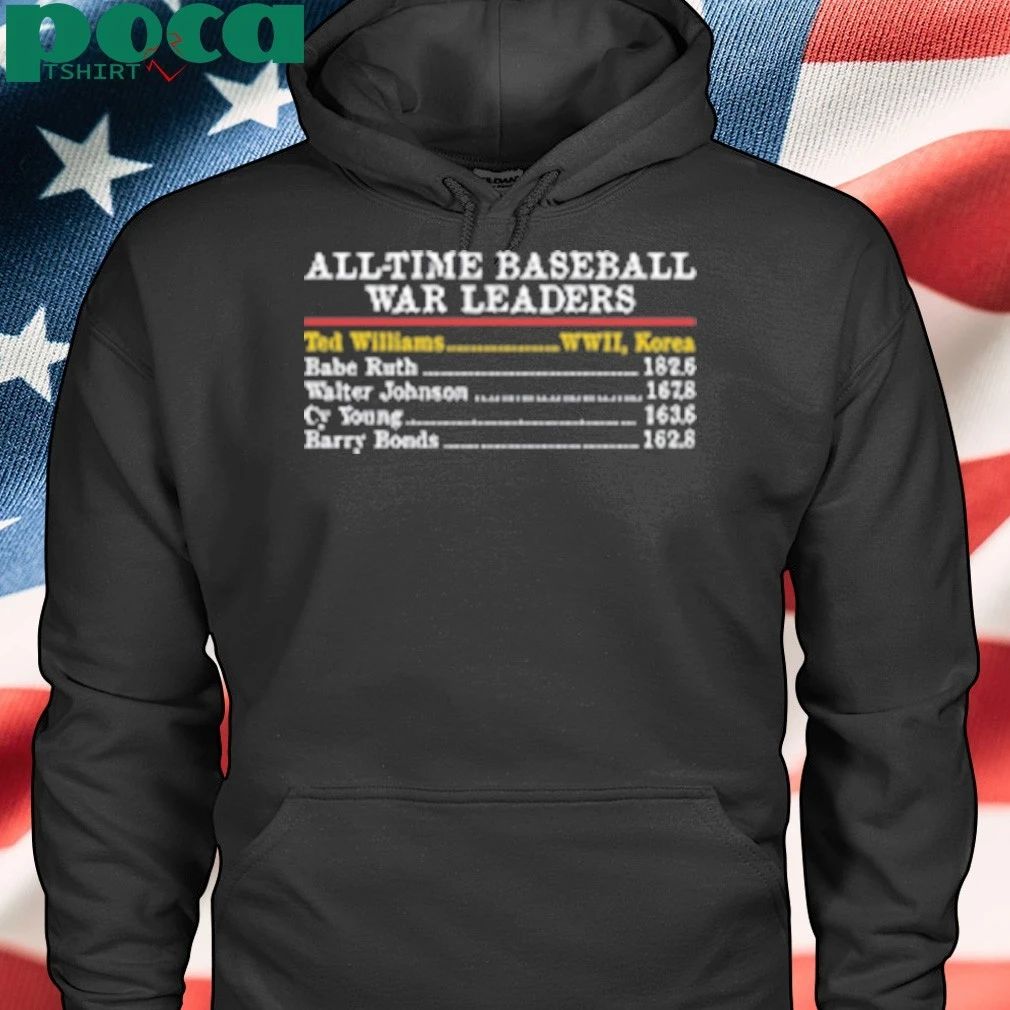 All-Time Baseball War Leaders Ted Williams shirt