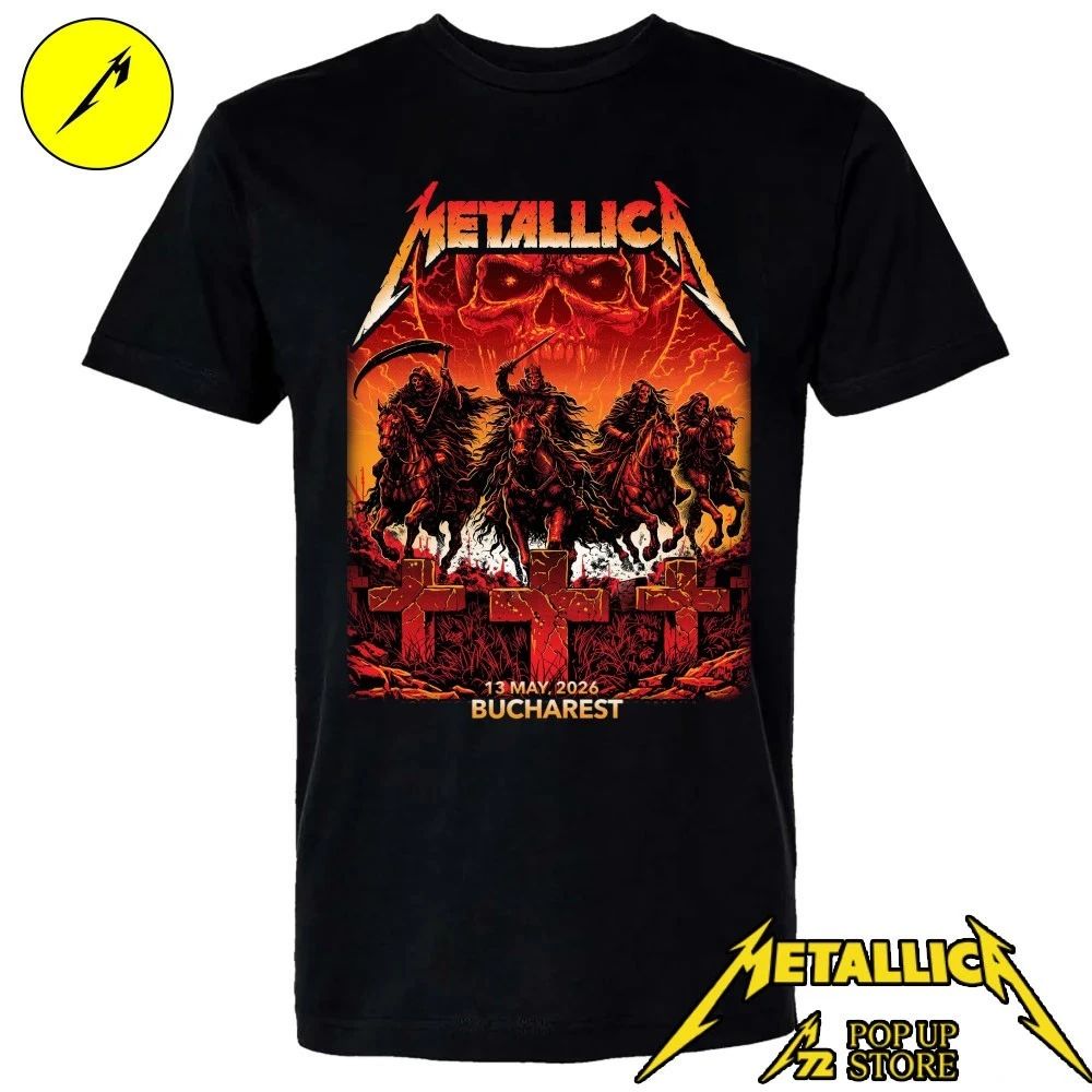 Metallica M72 Bucharest Pop-Up Shop At Arena Națională May 13, 2026 M72 World Tour 2026 By Maxx242 Shirt