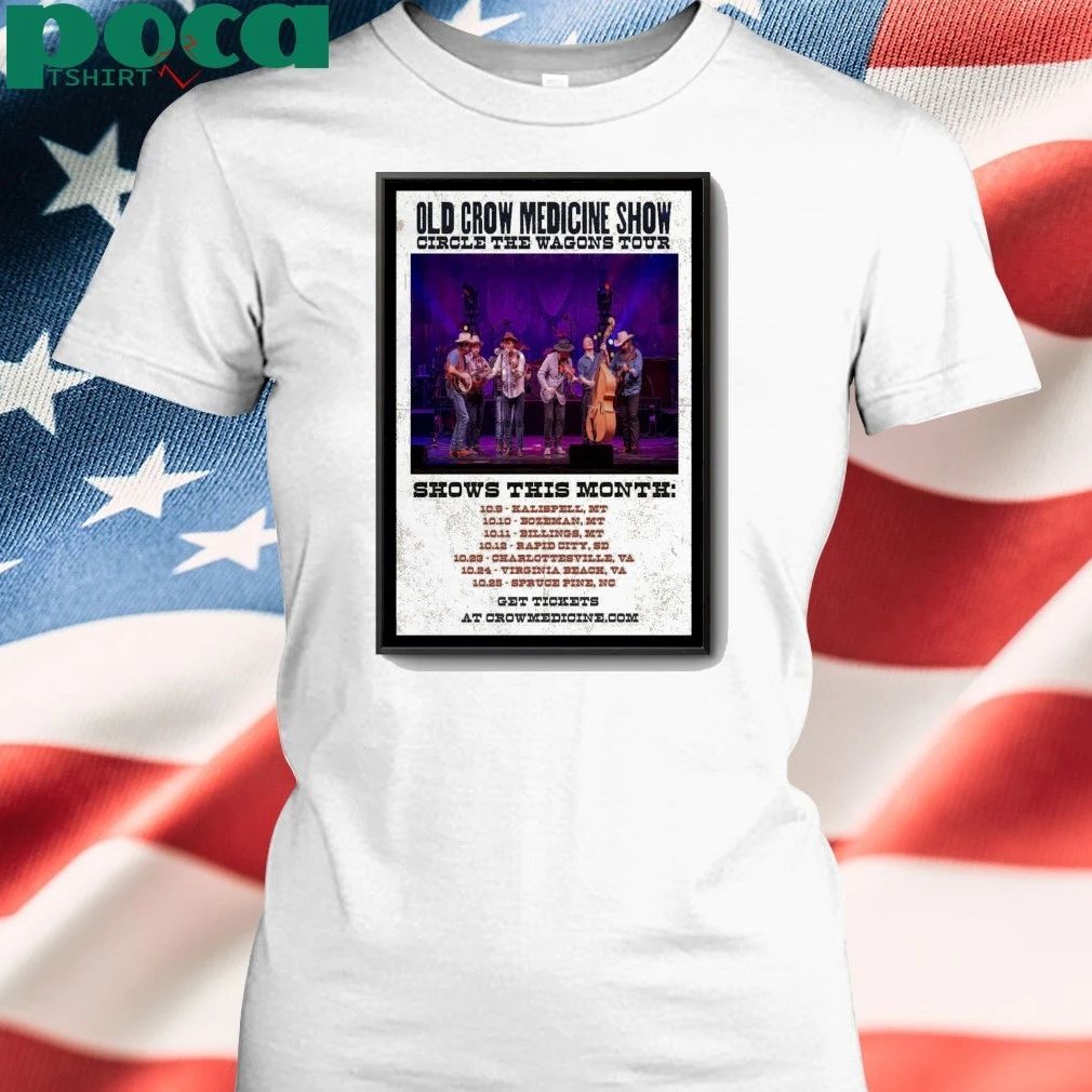 Old Crow Medicine Show October 2025 Poster shirt