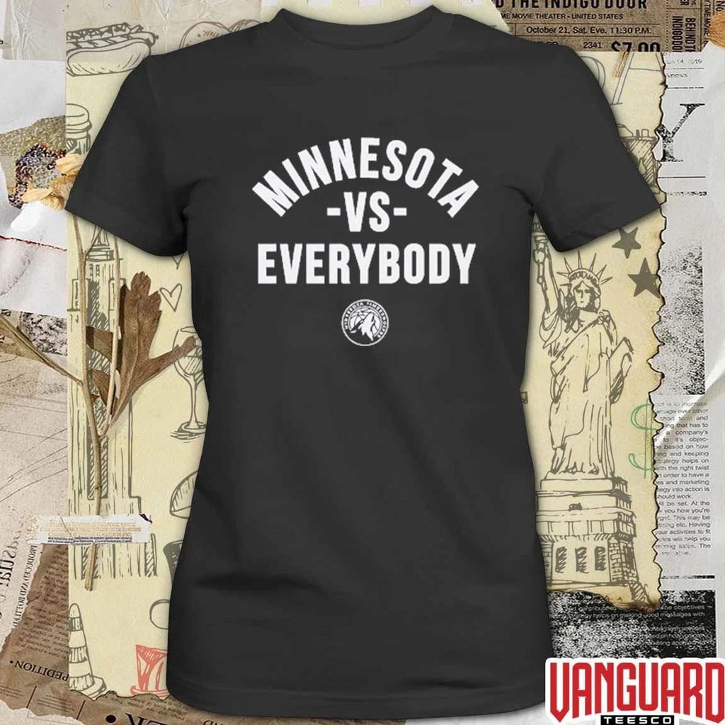 Minnesota Vs Everybody Minnesota Timberwolves 2026 NBA Playoffs Basketball t-shirt