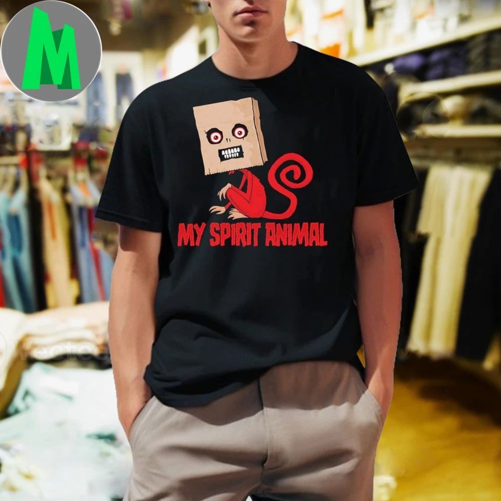 Stay Weird Sack Monkey Maniacal Monkey Spirit Animal Shirt