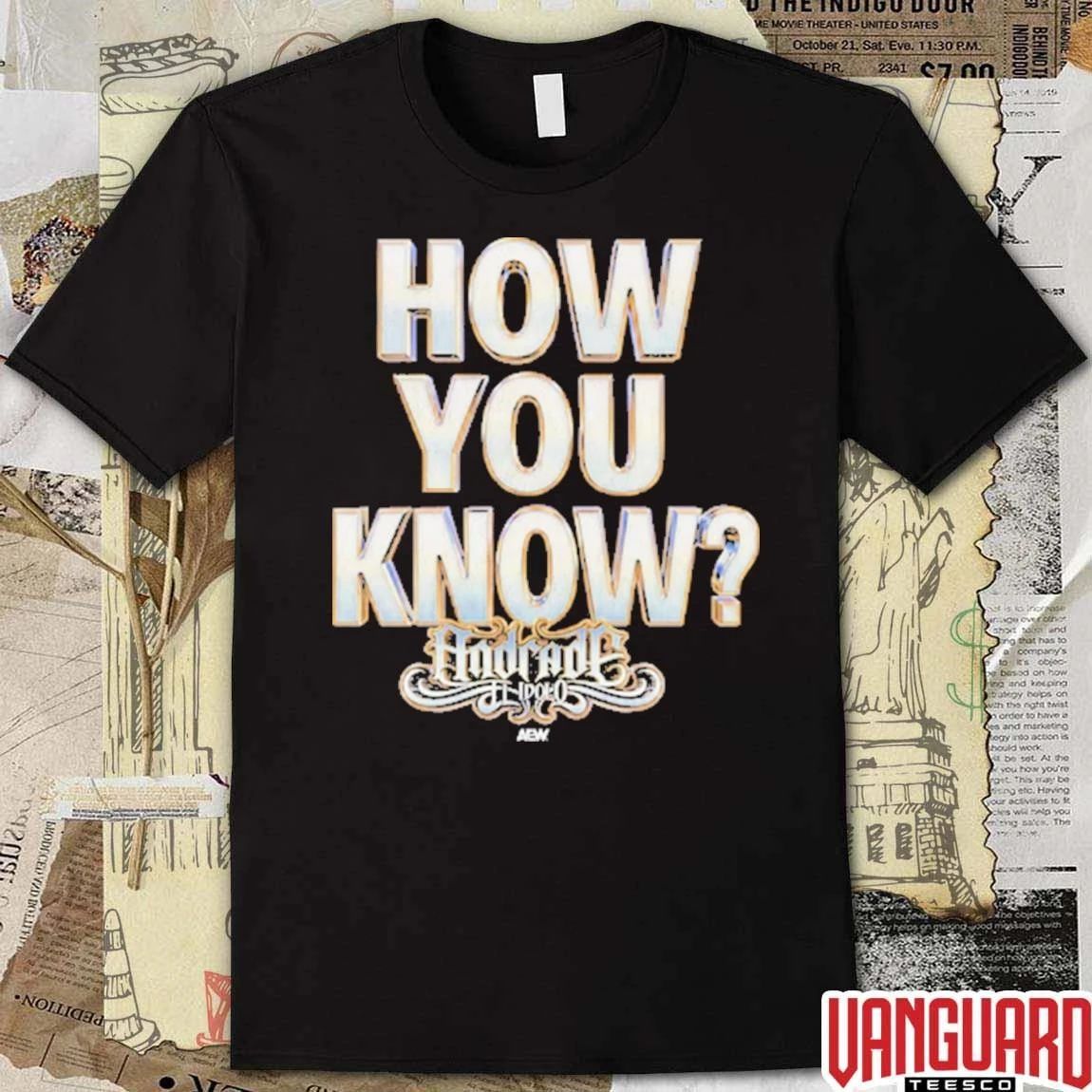 Andrade El Idolo How You Know AEW 2026 t-shirt
