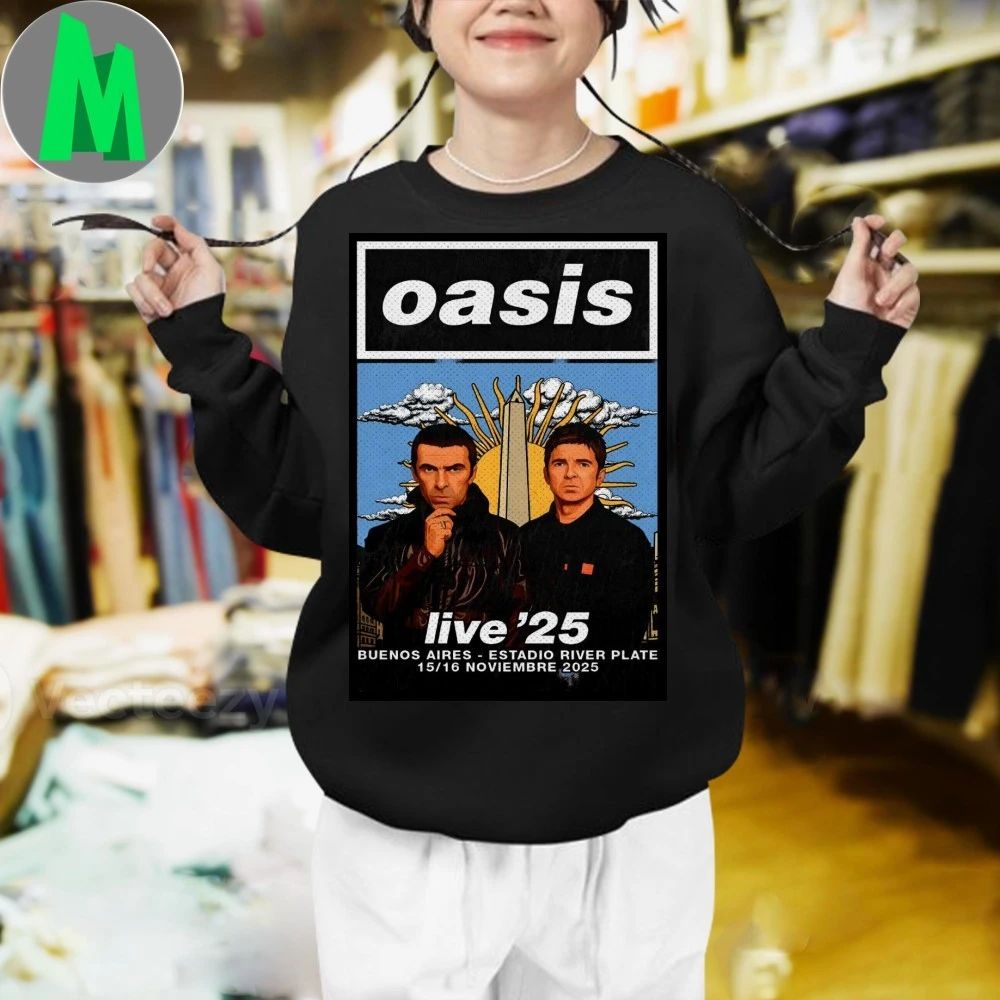Oasis November 15-16 2025 Buenos Aires Argentina Poster Shirt