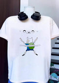 Adventure Time Finn Jake Hat Face Bar Shirt