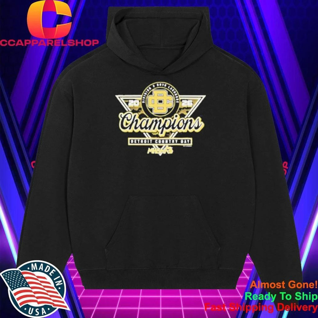 Detroit Country Day 2026 MHSAA Boys Lacrosse D2 Champions Shirt