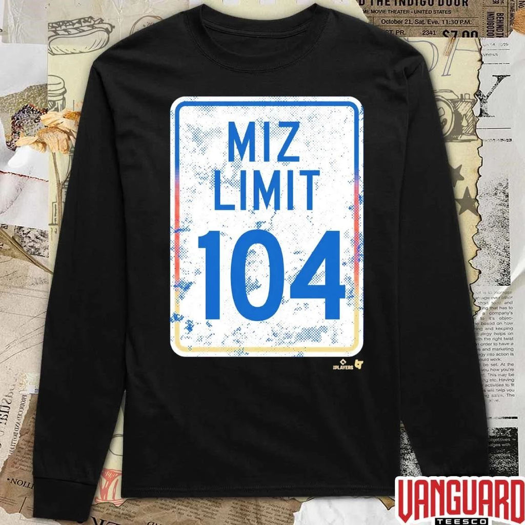 Jacob Misiorowski Miz Limit 104 Milwaukee Brewers MLB t-shirt