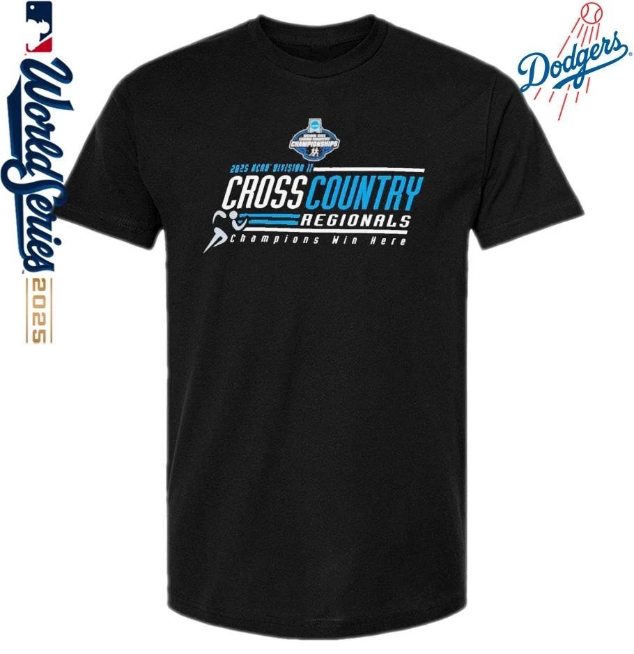 2025 NCAA Division II Cross Country Regionals Championships T-Shirt