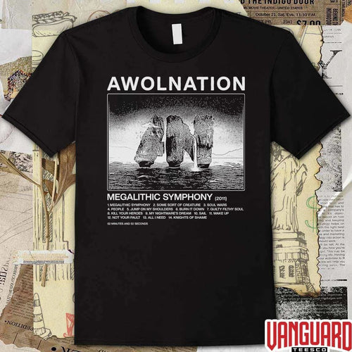 2026 Megalithic Symphony 15th Anniversary Awolnation t-shirt