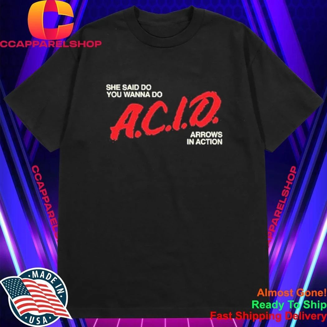 Arrows In Action Acid Tour Shirt
