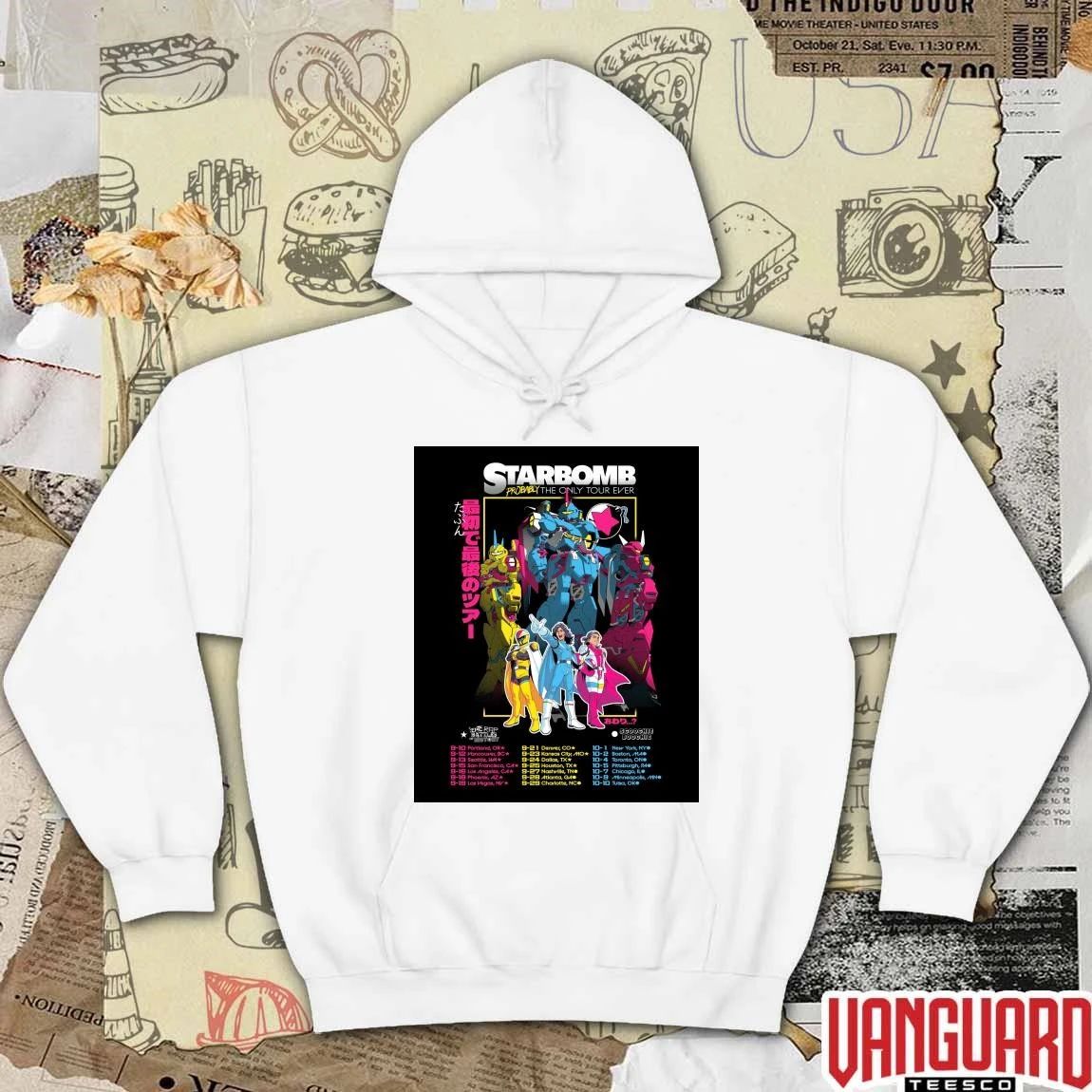 Starbomb Probably The Only Tour Ever September – October 2026 Poster t-shirt