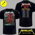 Metallica Red Dragon Principality Stadium 28 June 2026 Two Sides T-Shirt